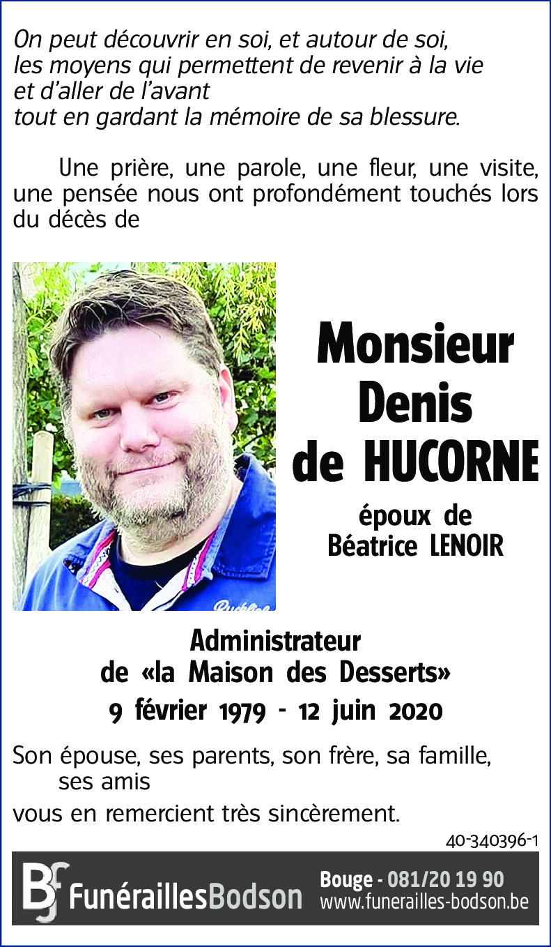 Denis de HUCORNE