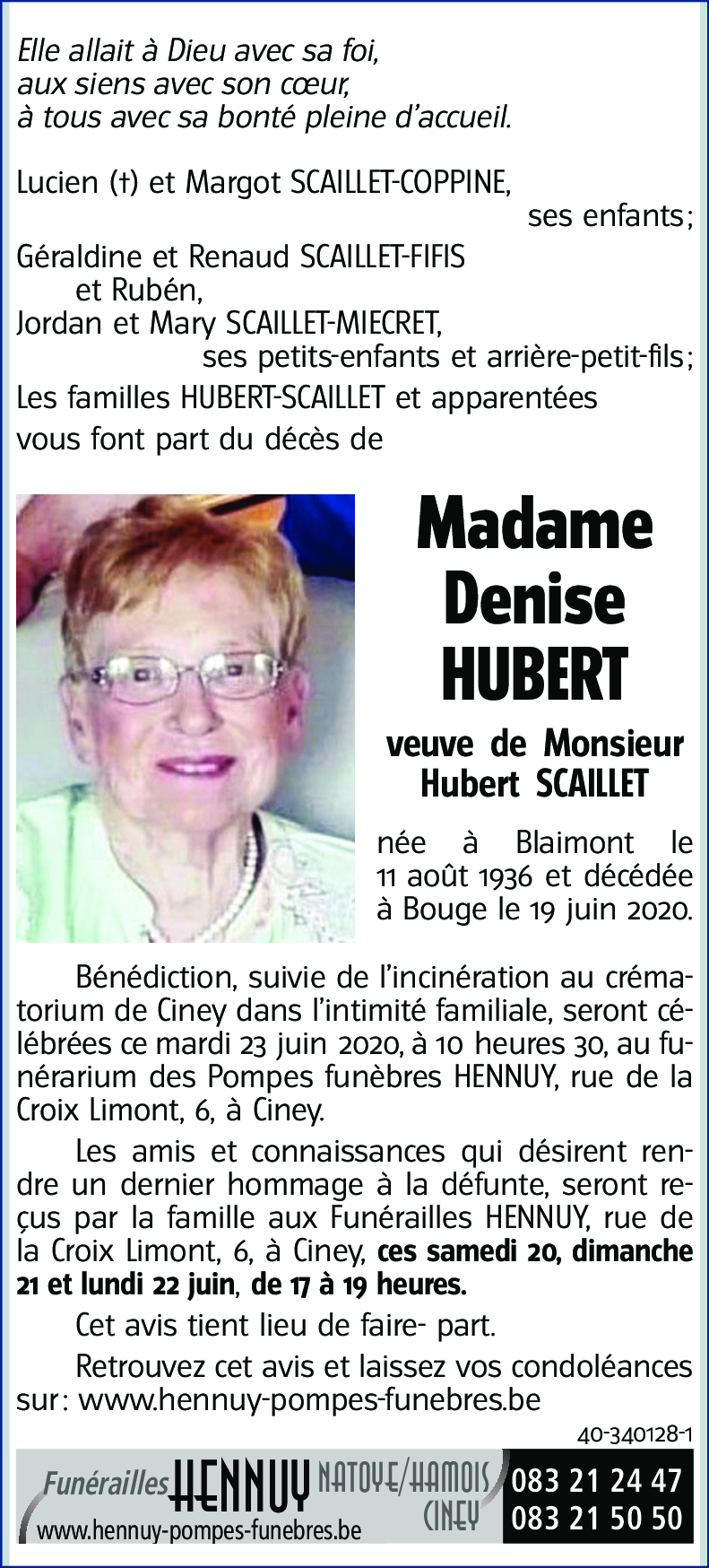Denise HUBERT