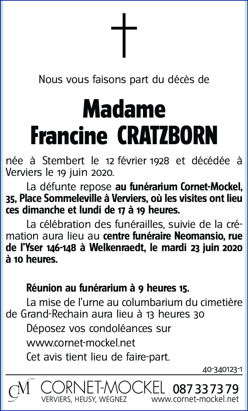 Francine CRATZBORN