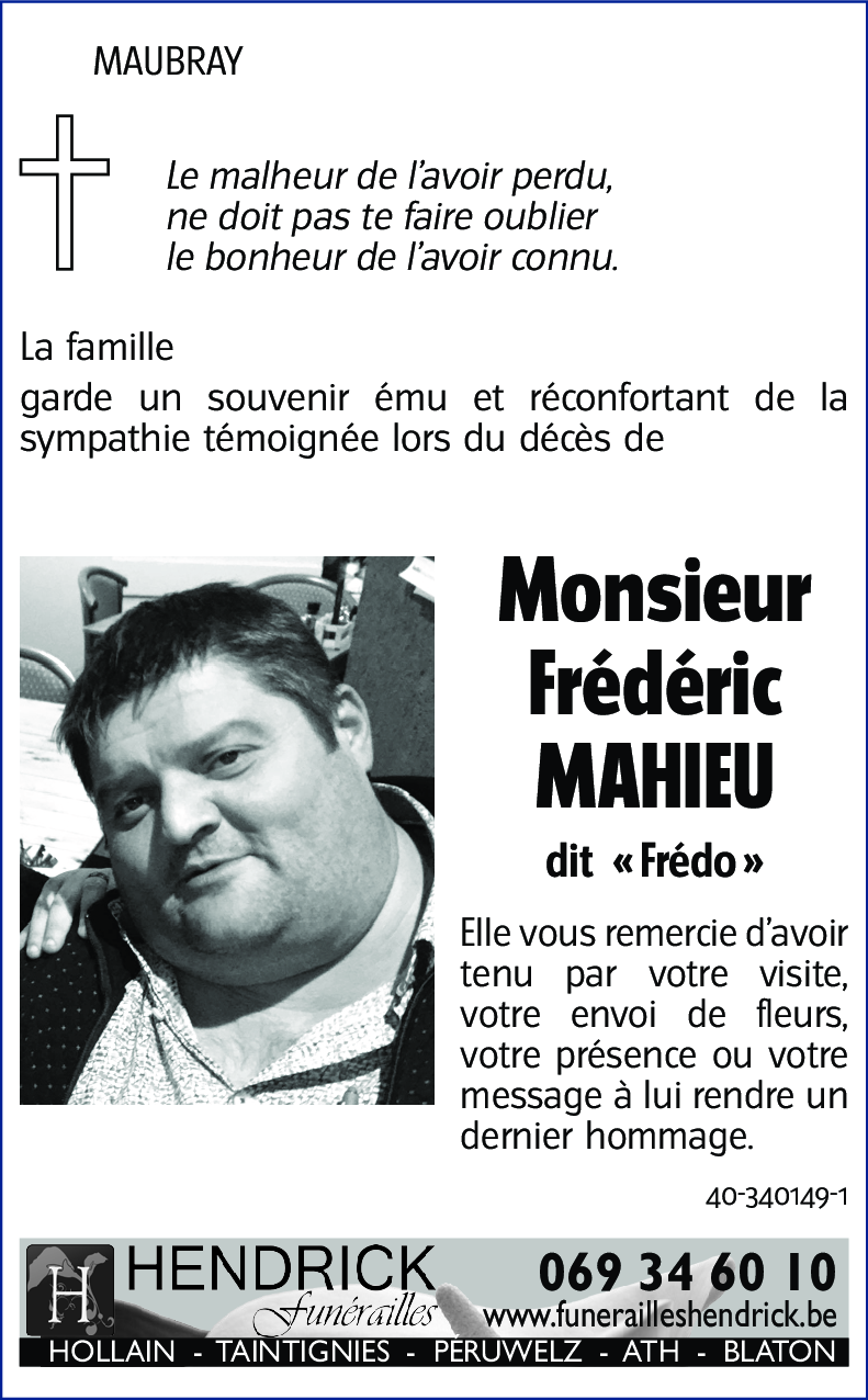 Frédéric MAHIEU