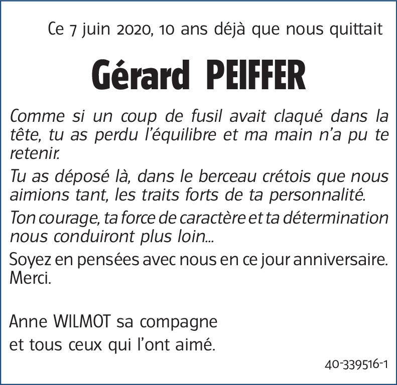 Gérard PEIFFER