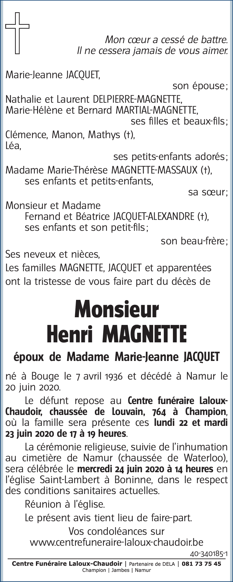 Henri MAGNETTE