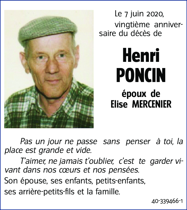 Henri PONCIN