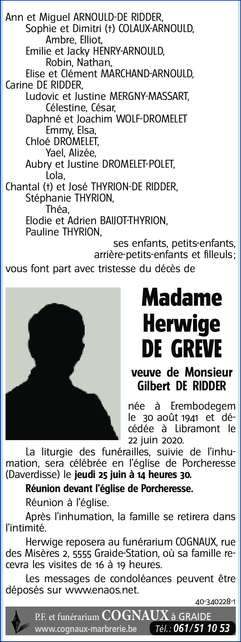 Herwige DE GREVE