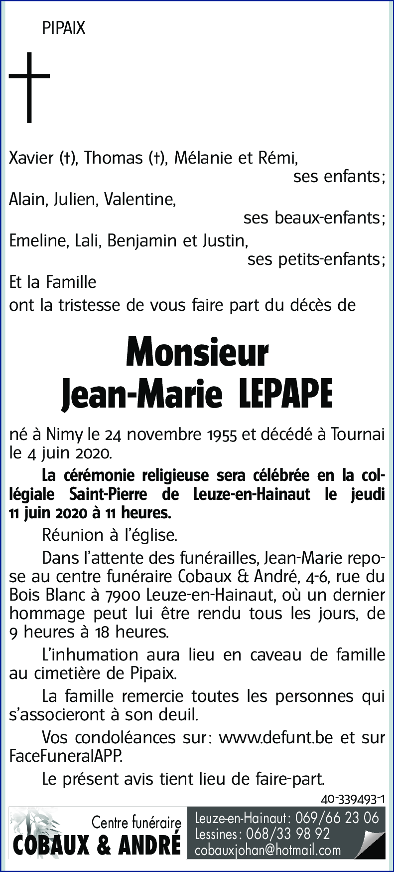 Jean-Marie LEPAPE