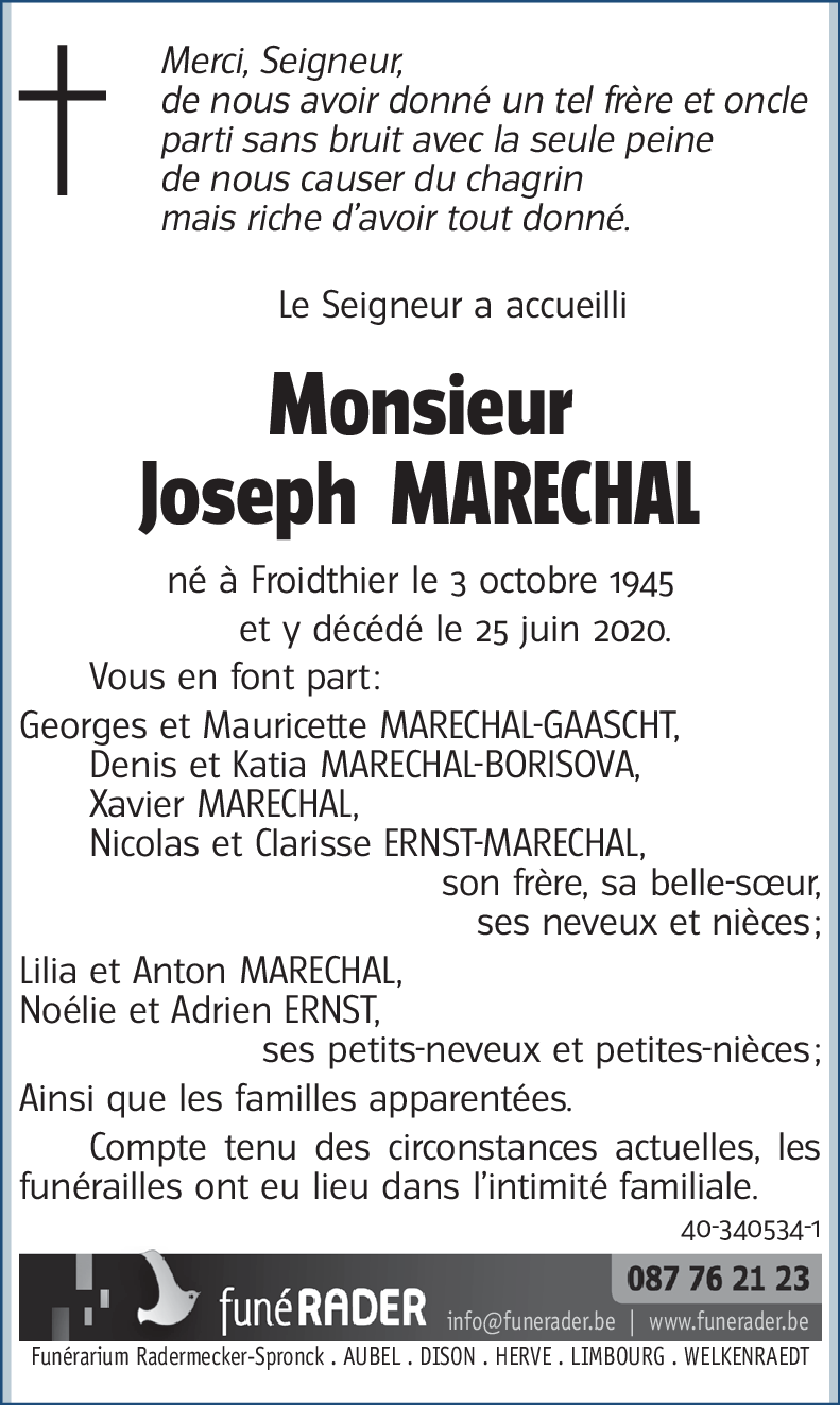 Joseph MARECHAL