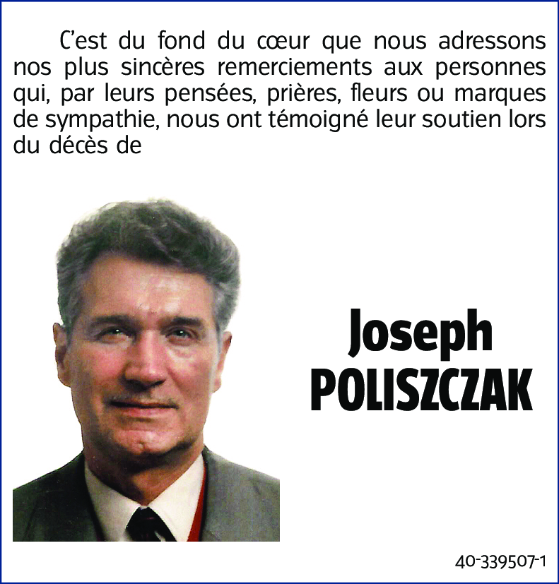 Joseph POLISZCZAK