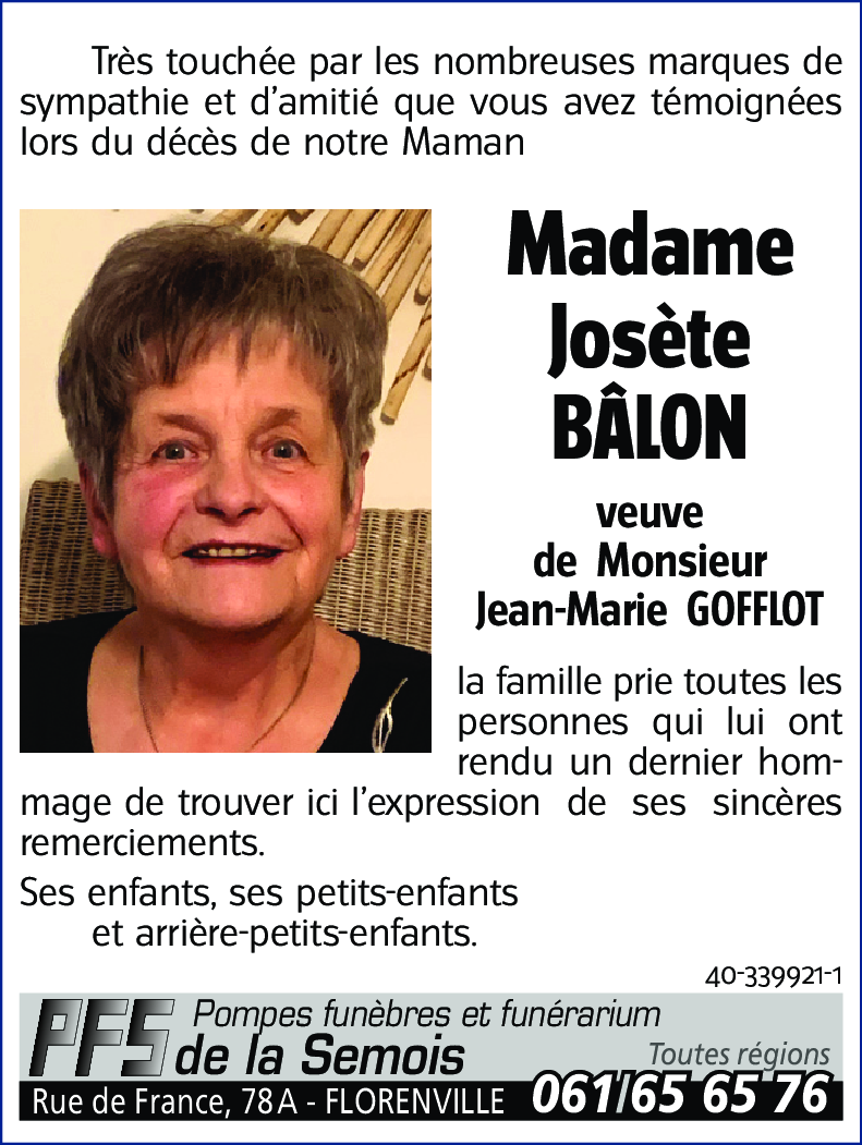 Josète BÂLON