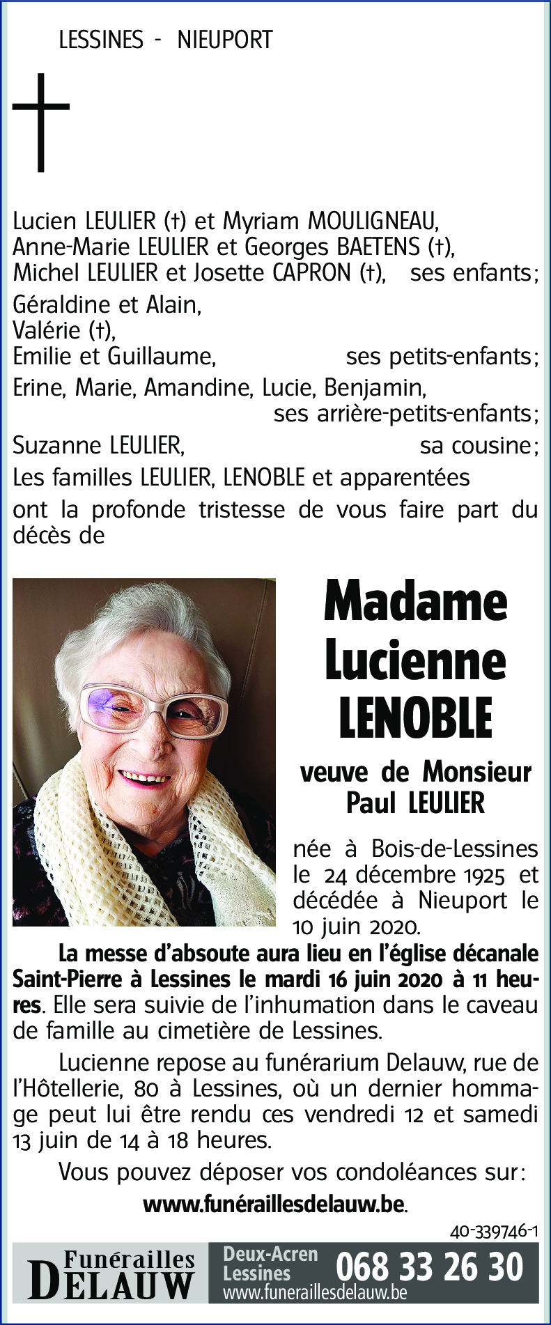 Lucienne LENOBLE