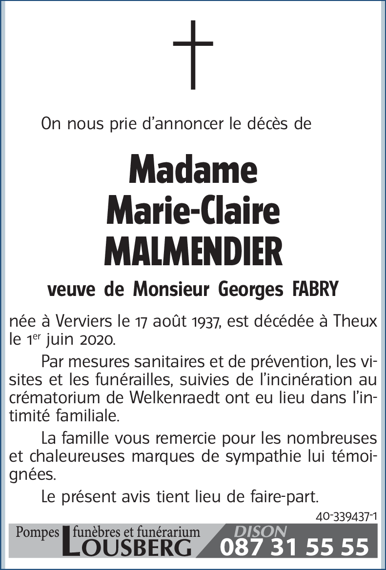 Marie-Claire MALMENDIER