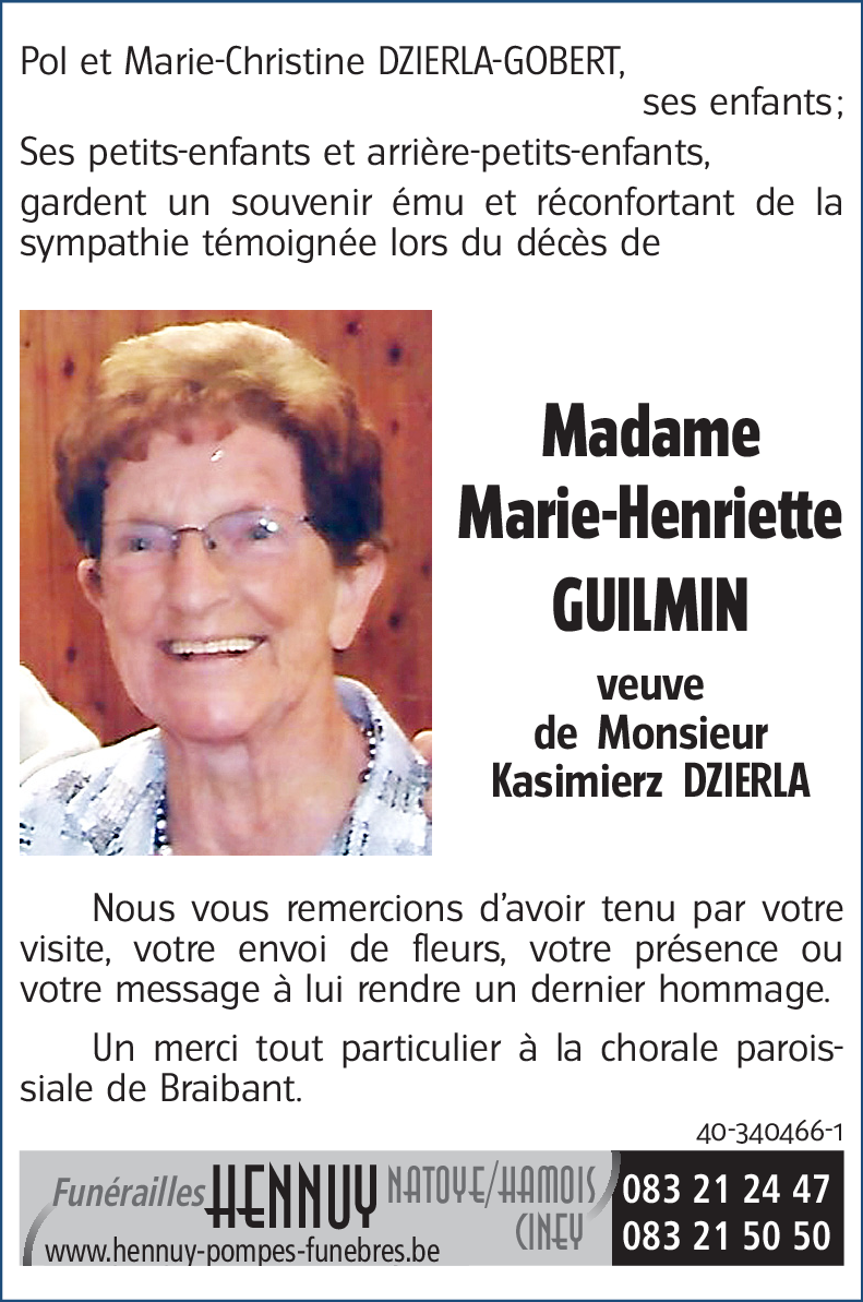 Marie-Hennriette GUILMIN