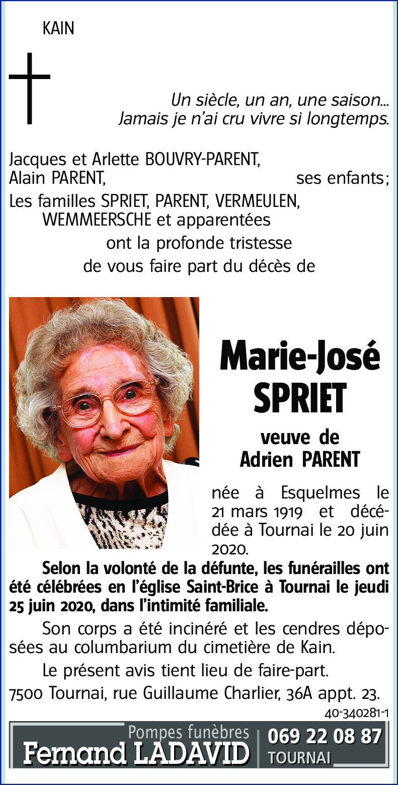 Marie-José SPRIET