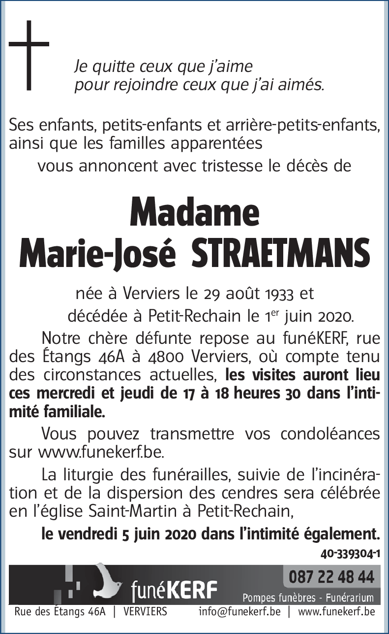 Marie-José STRAETMANS