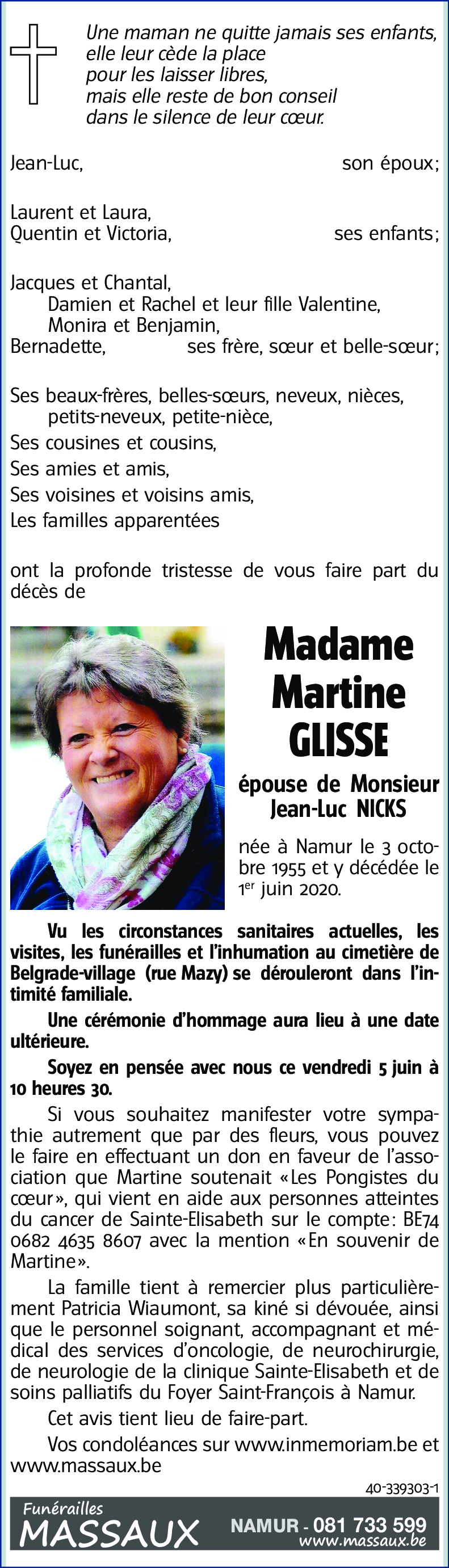 Martine GLISSE