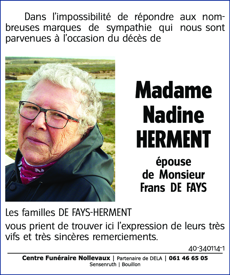 Nadine HERMENT