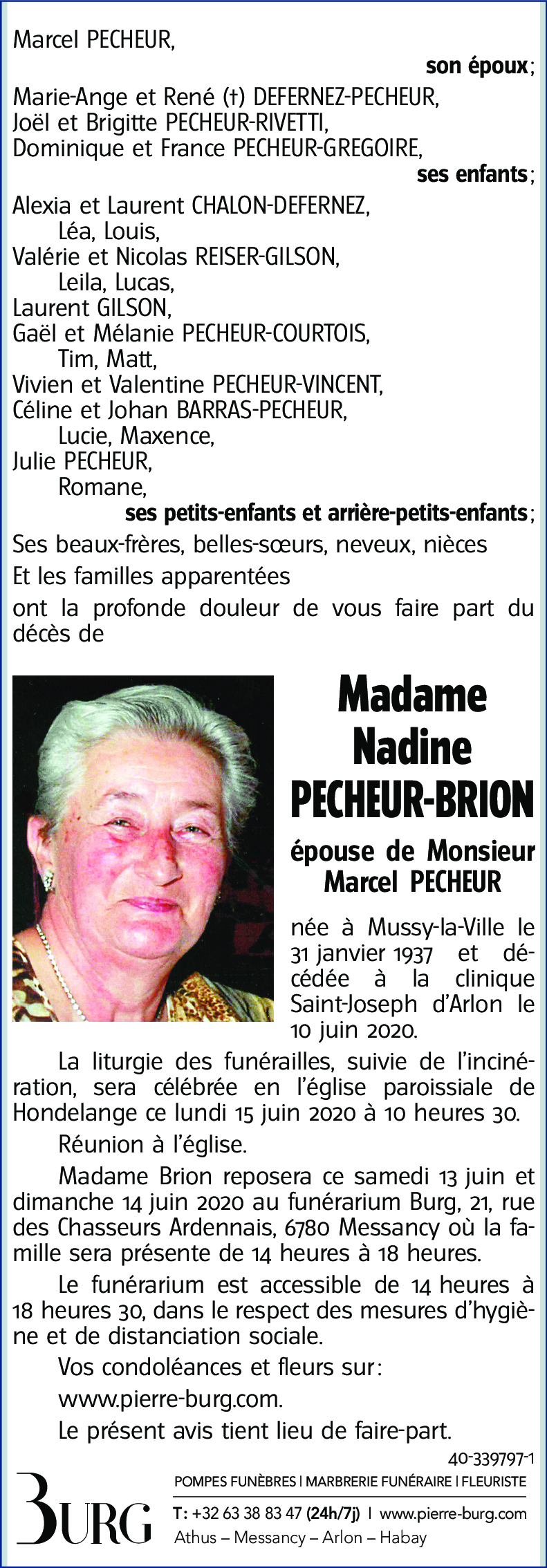 Nadine PECHEUR-BRION