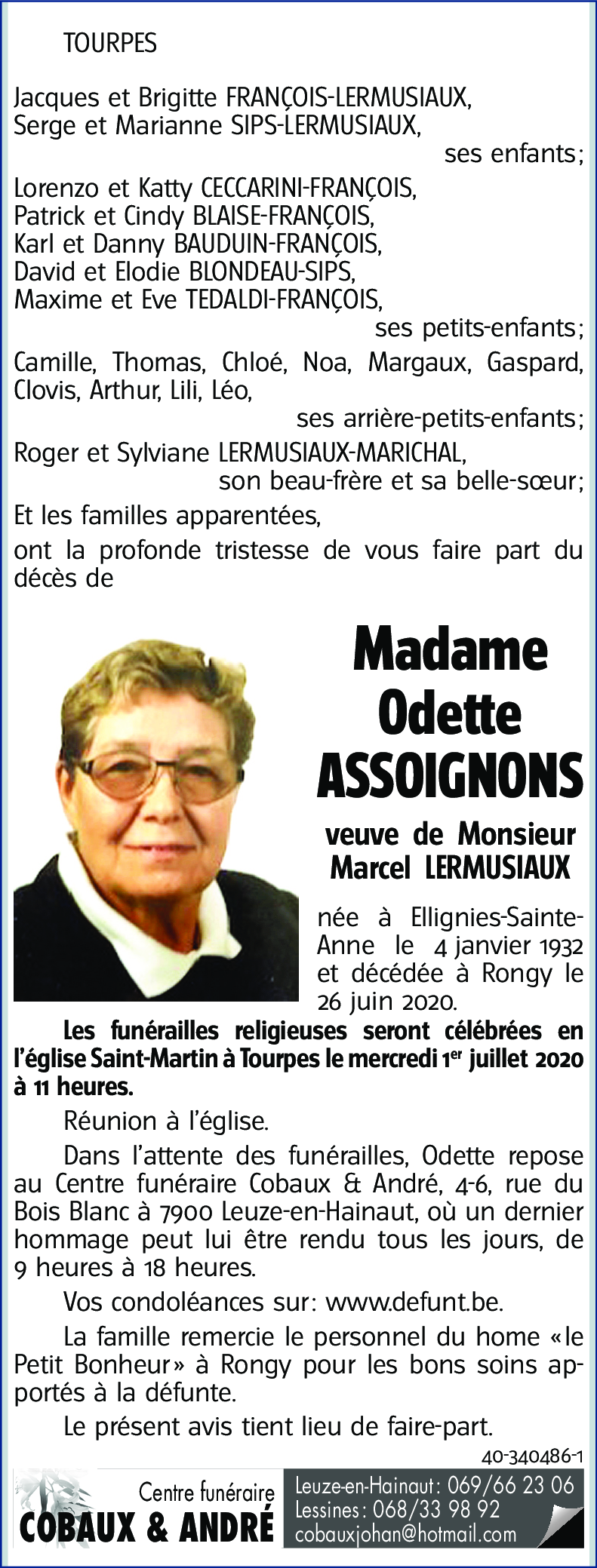 Odette Assoignons