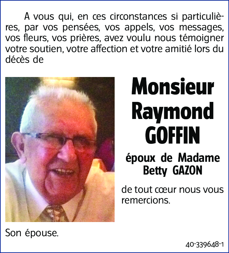 Raymond GOFFIN
