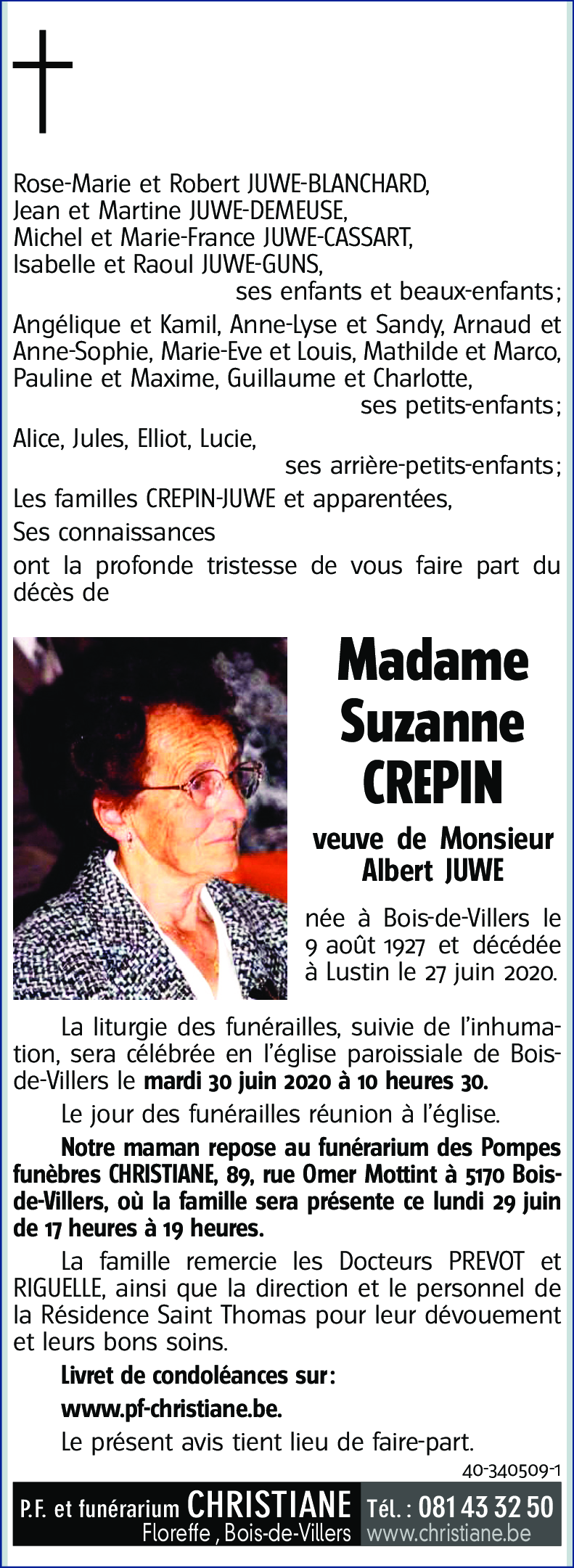 Suzanne CREPIN