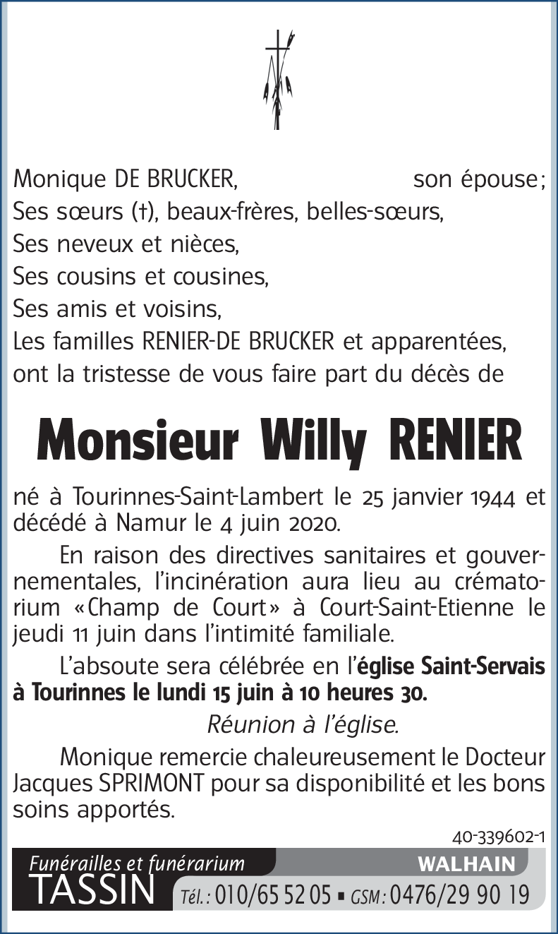 Willy RENIER