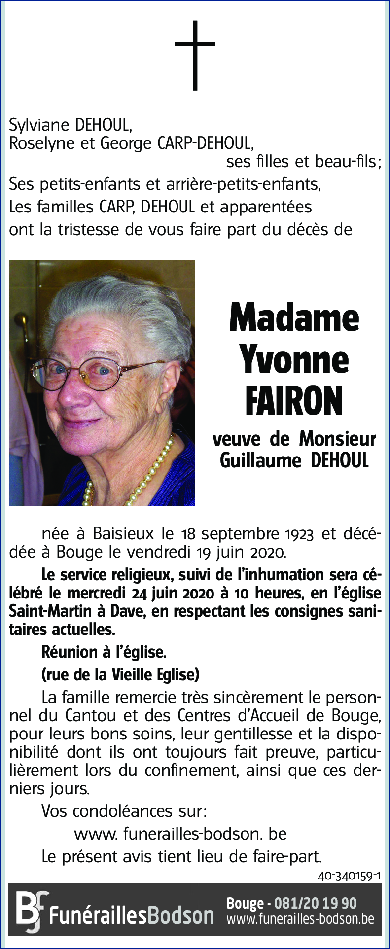 Yvonne FAIRON