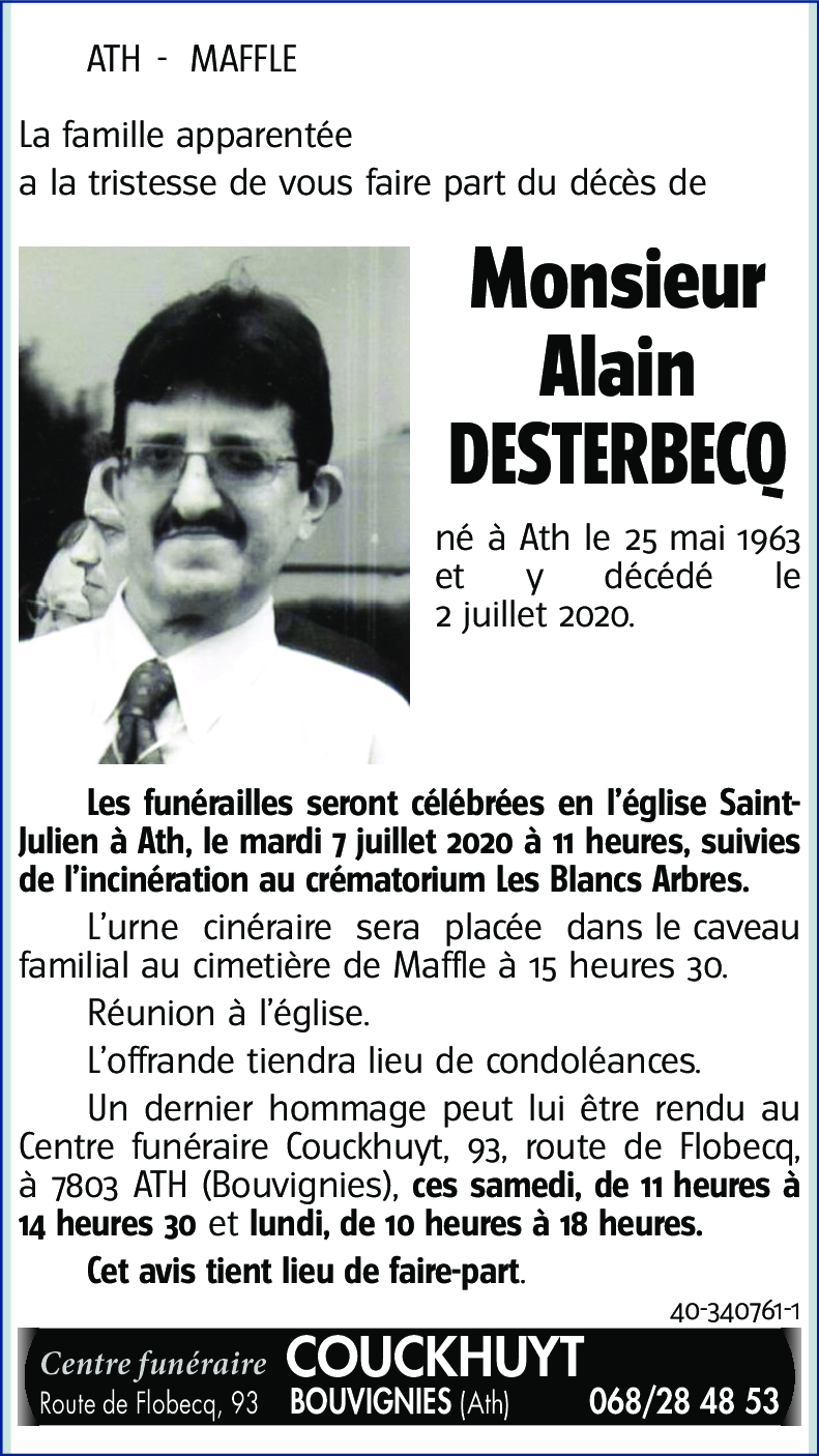 Alain DESTERBECQ