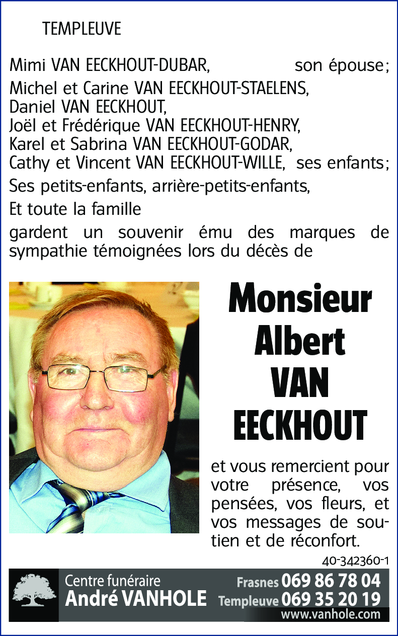 Albert VAN EECKHOUT