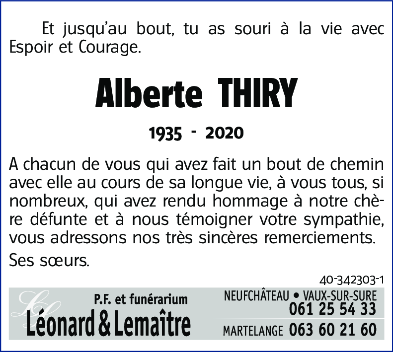 Alberte THIRY