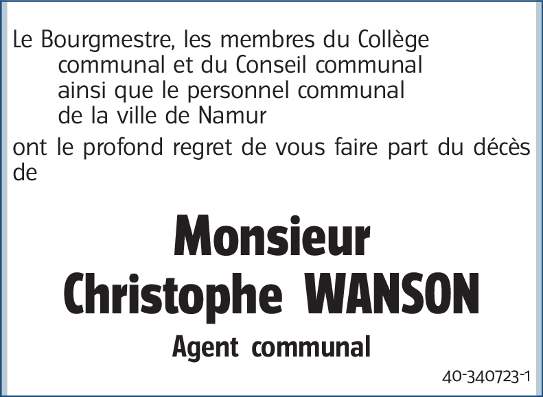 Christophe WANSON