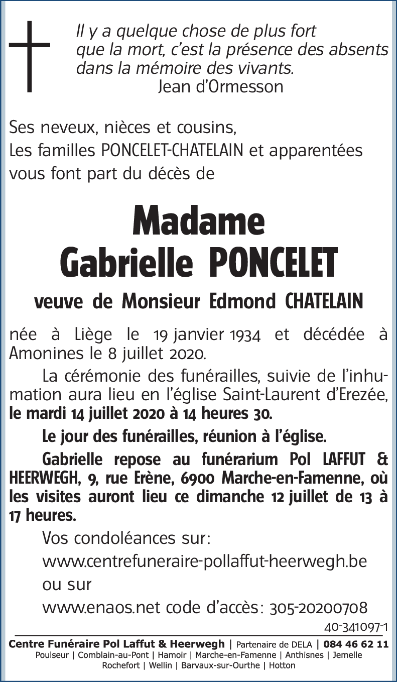 Gabrielle PONCELET