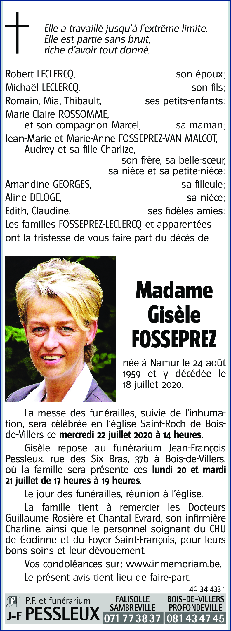 Gisèle FOSSEPREZ