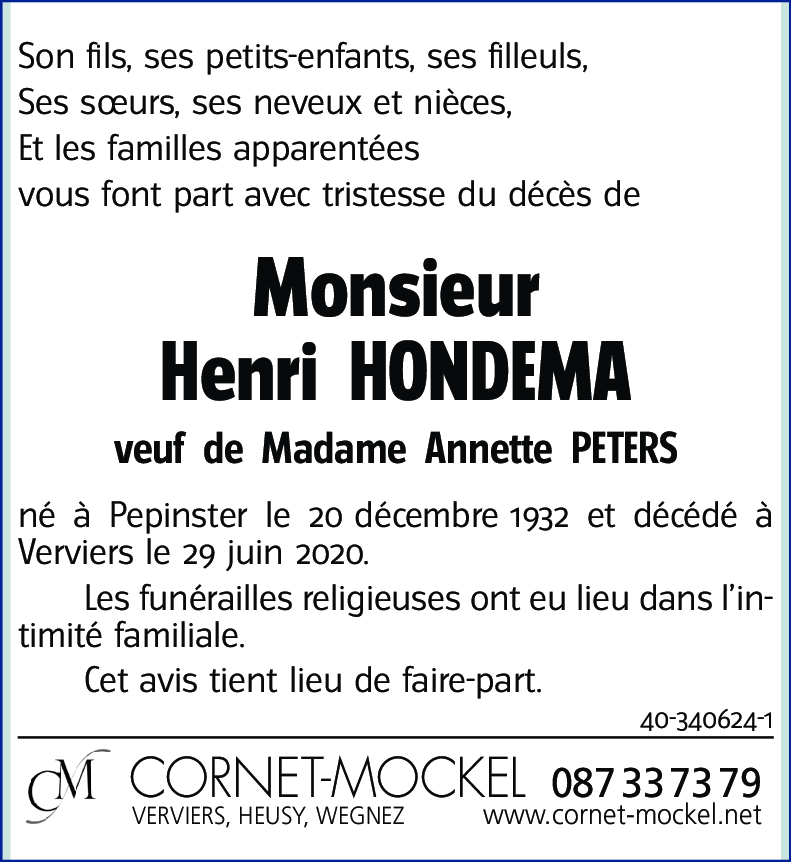 Henri HONDEMA