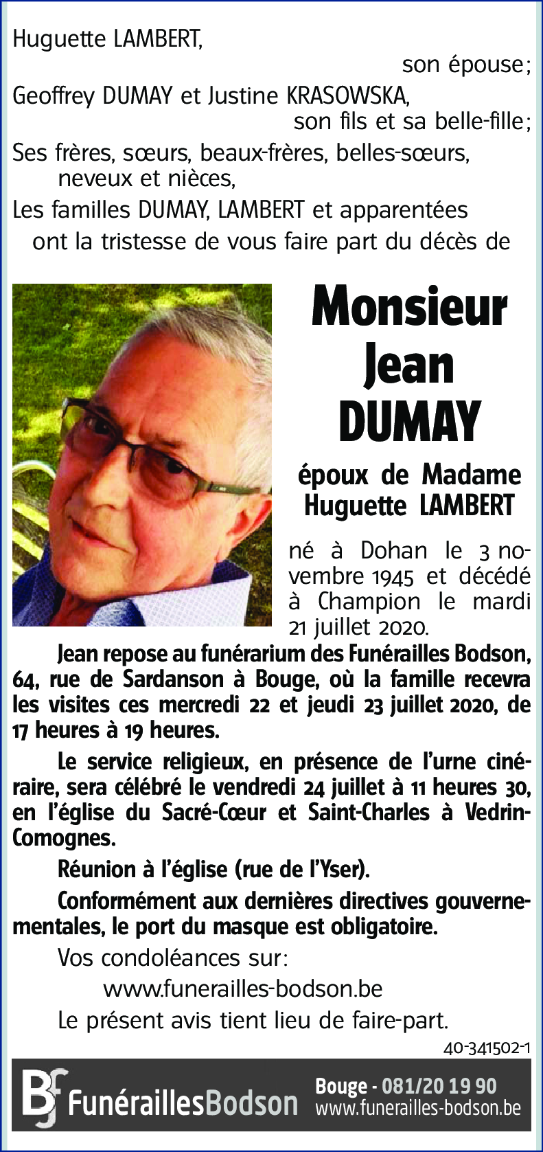 Jean DUMAY