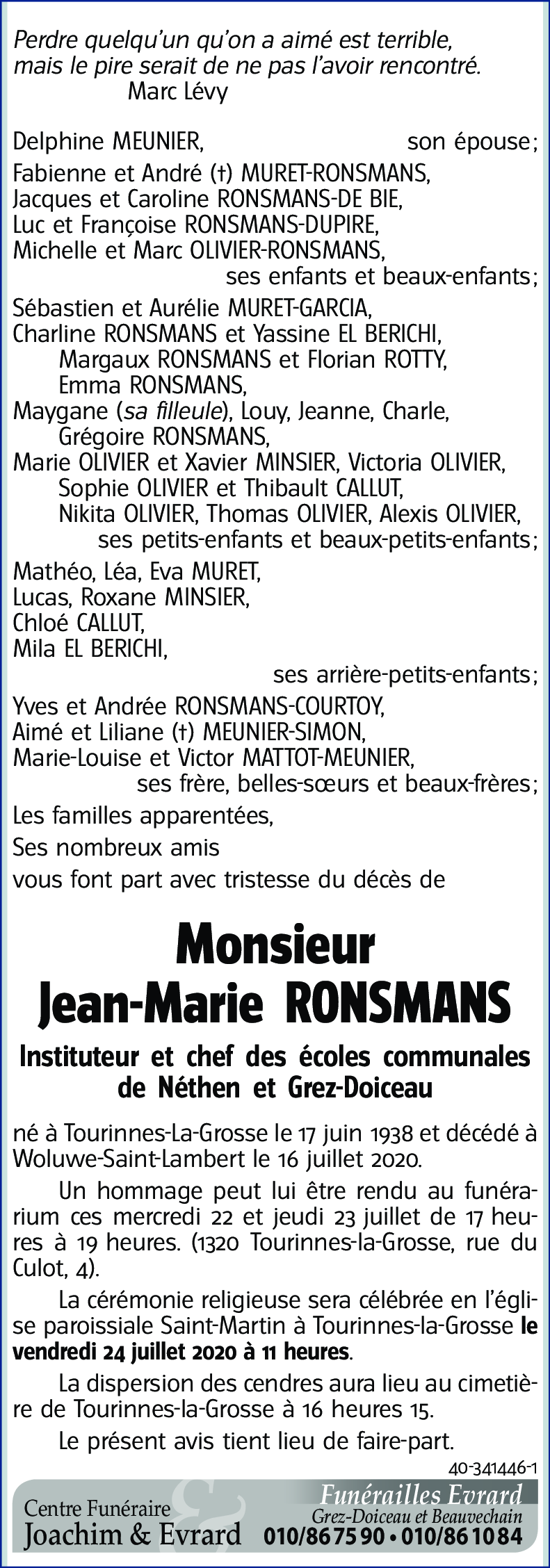 Jean-Marie RONSMANS