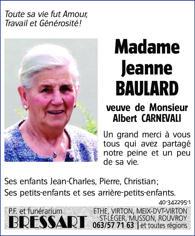 Jeanne BAULARD