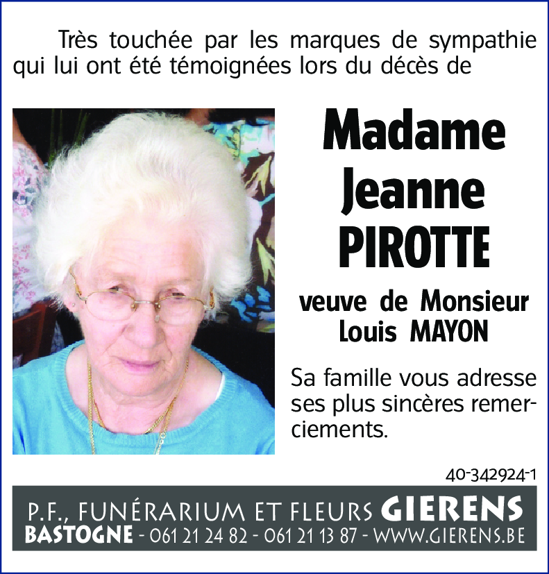 Jeanne PIROTTE