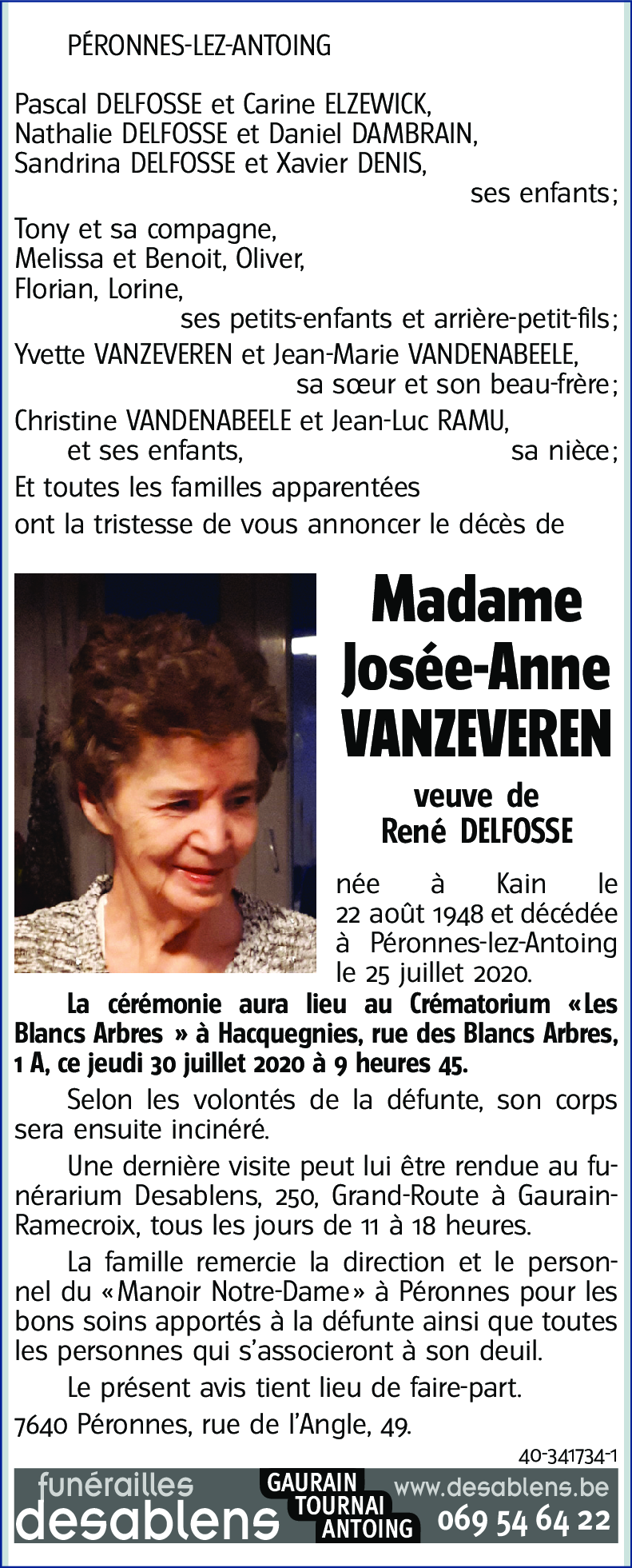 Josée-Anne VANZEVEREN