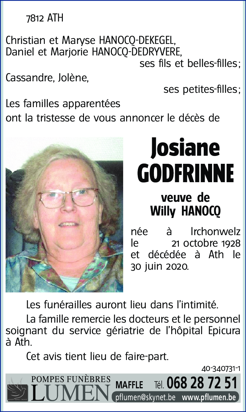 Josiane GODFRINNE