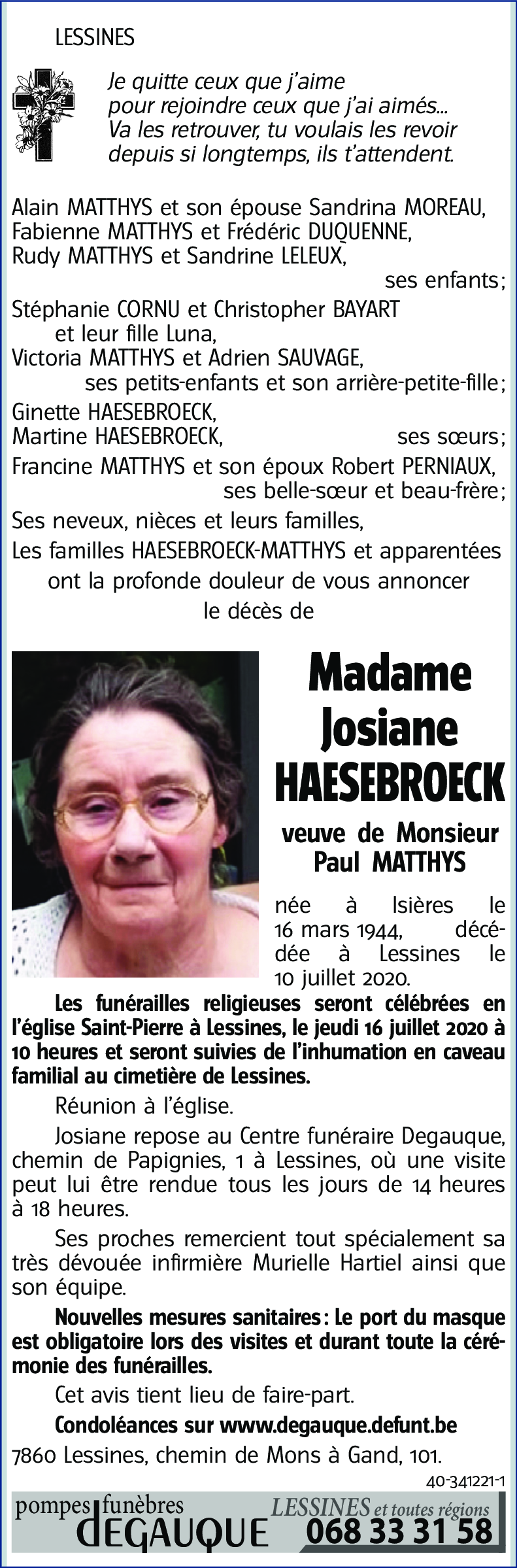 Josiane HAESEBROECK