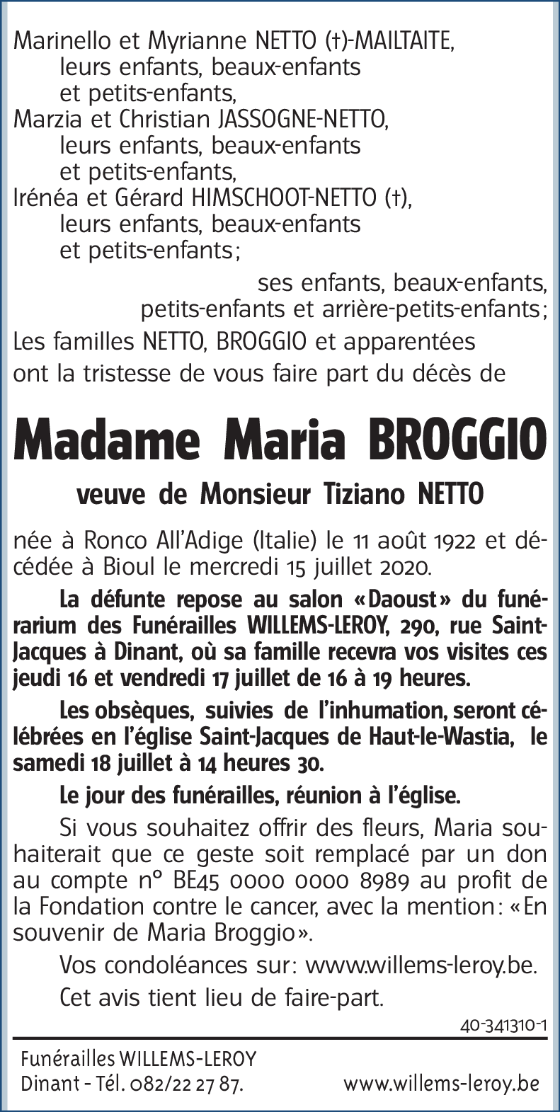 Maria BROGGIO