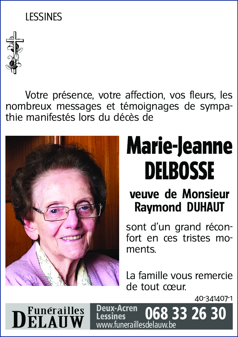 Marie-Jeanne DELBOSSE