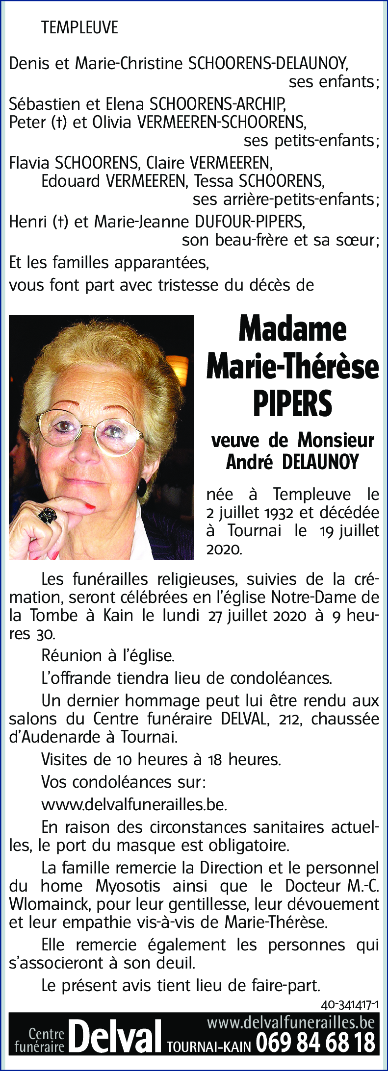 Marie-Thérèse PIPERS