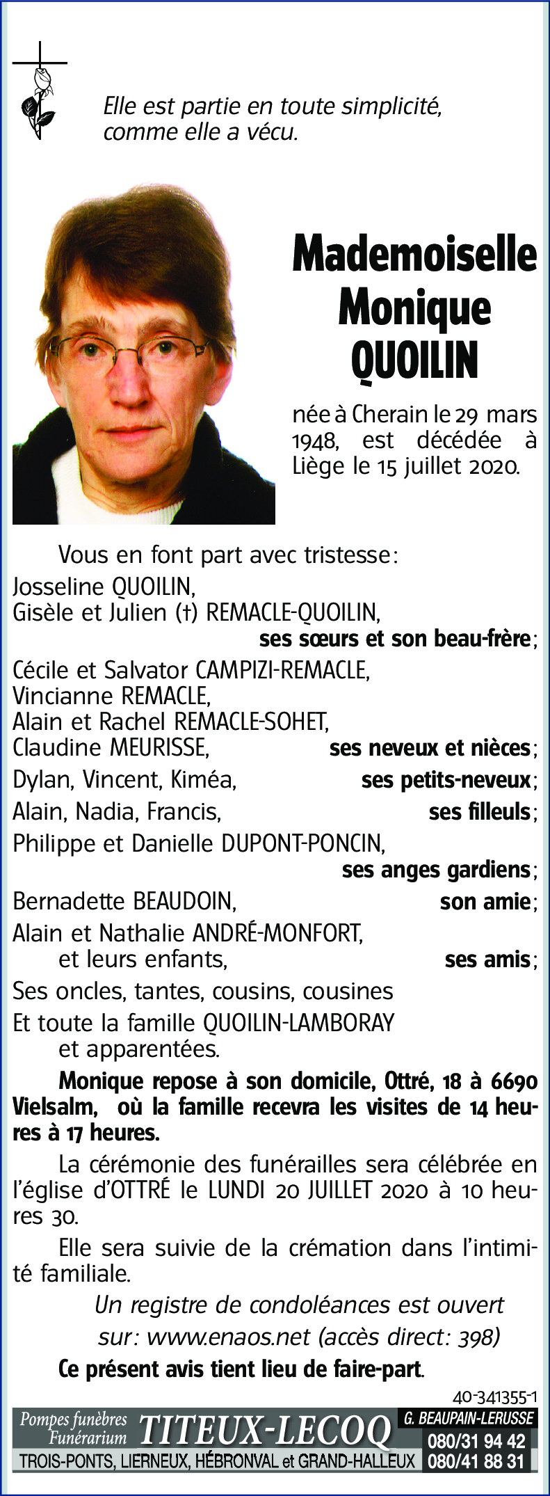 Monique QUOILIN