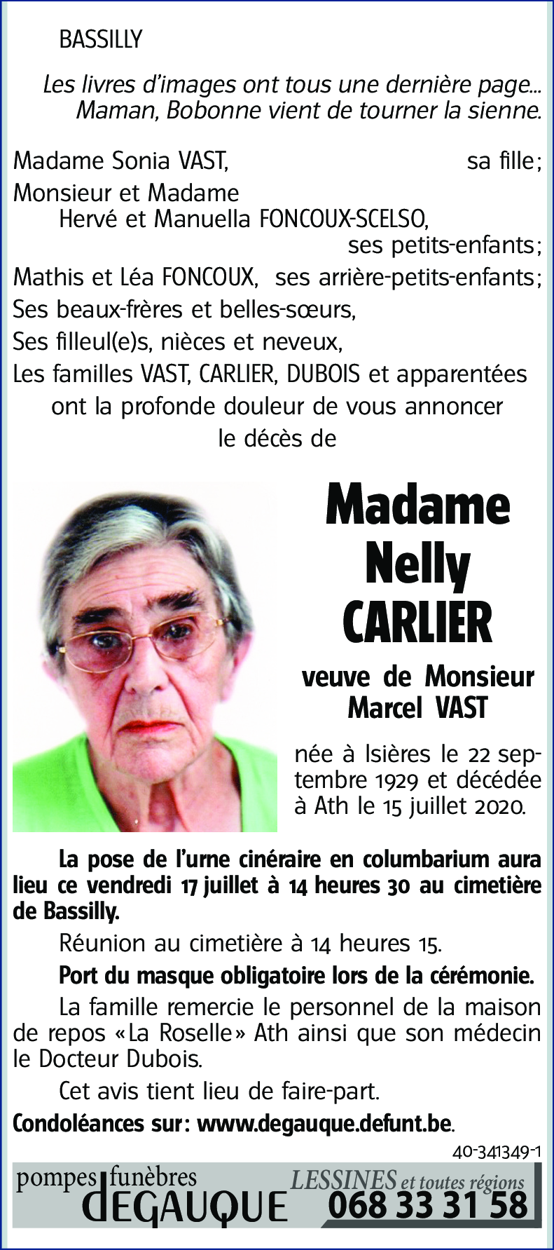 Nelly CARLIER