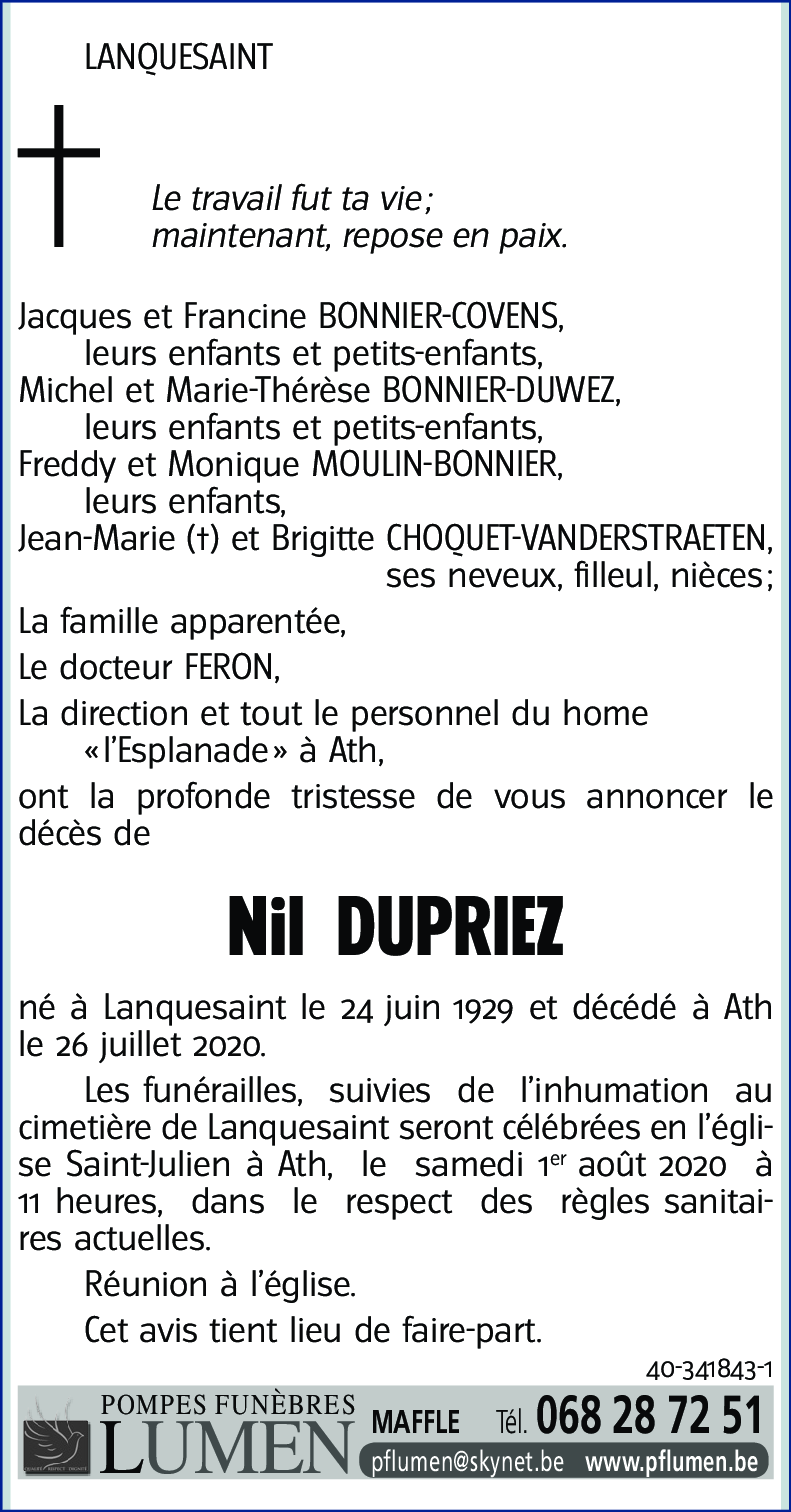 Nil DUPRIEZ