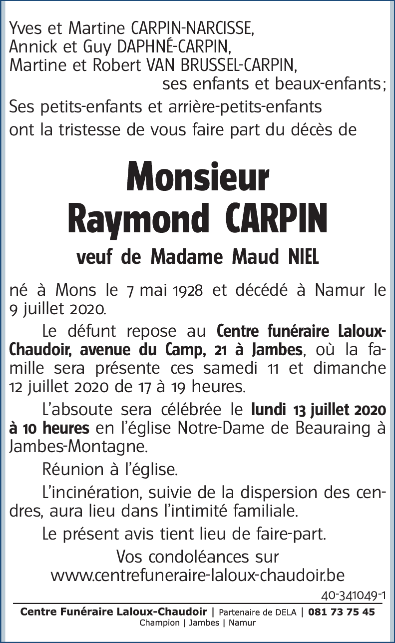 Raymond CARPIN