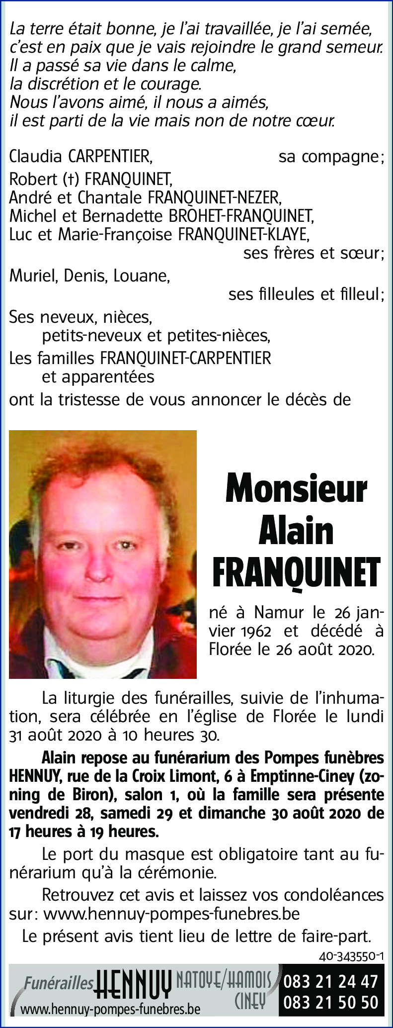 Alain FRANQUINET