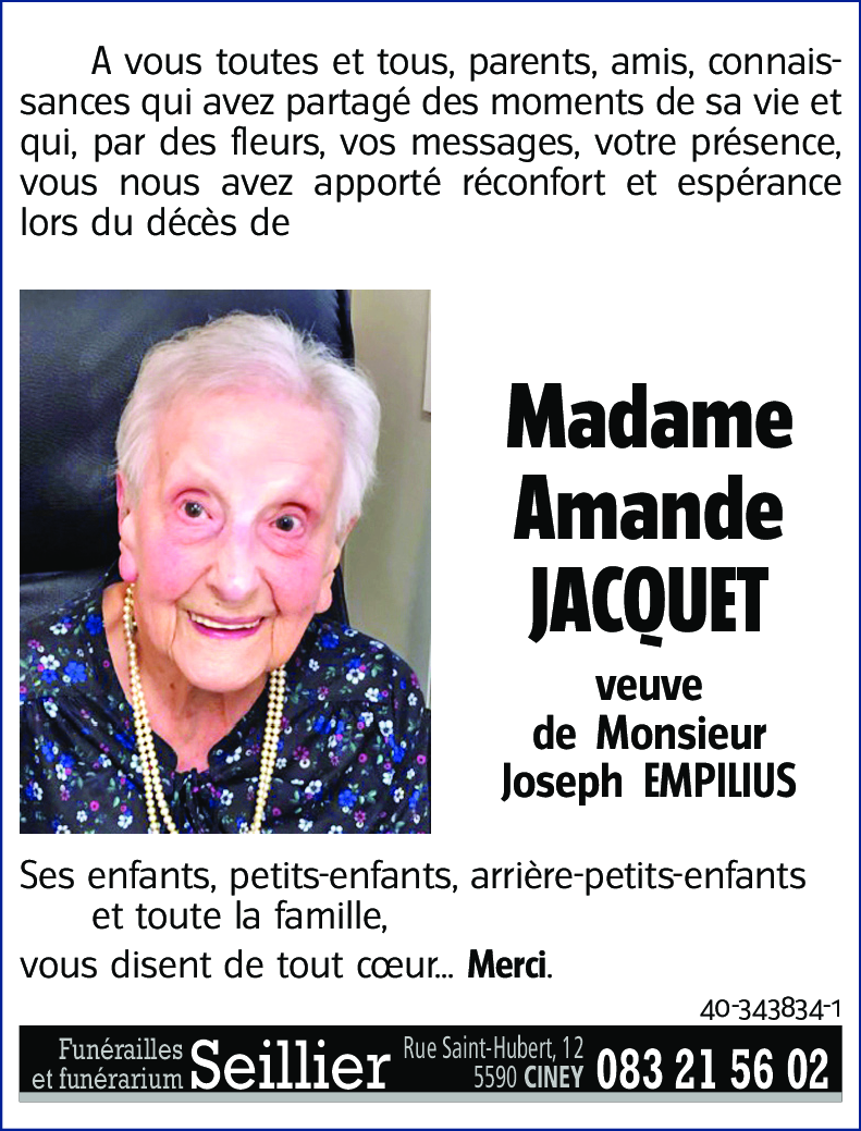 Amande JACQUET