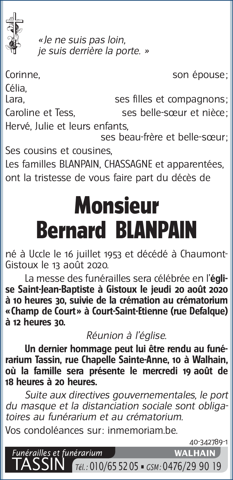 Bernard BLANPAIN