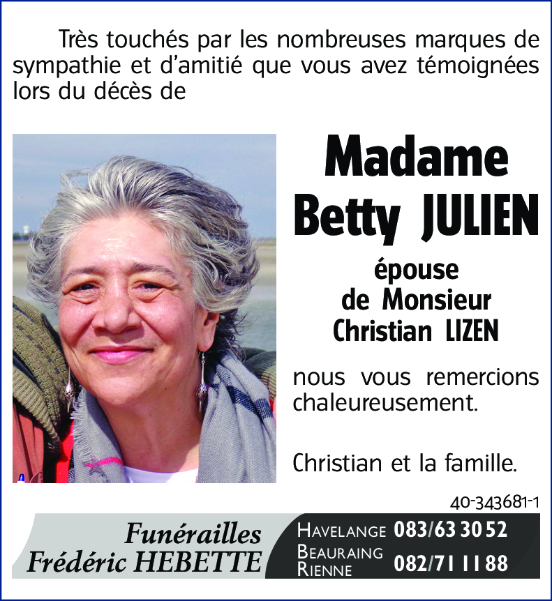 Betty JULIEN